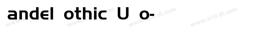Handel Gothic HU No字体转换
